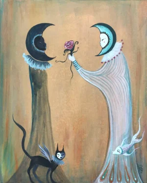 Love for Dark Moon, Rowena J Draper, Somerset