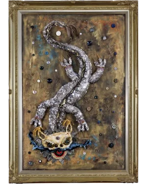 Boo, Rowena J Draper, mixed media artwork