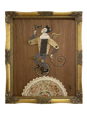 Flying Monkey, Rowena J Draper, mixed media artwork