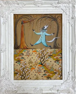 Tickle Me Free, Rowena J Draper, mixed media artwork